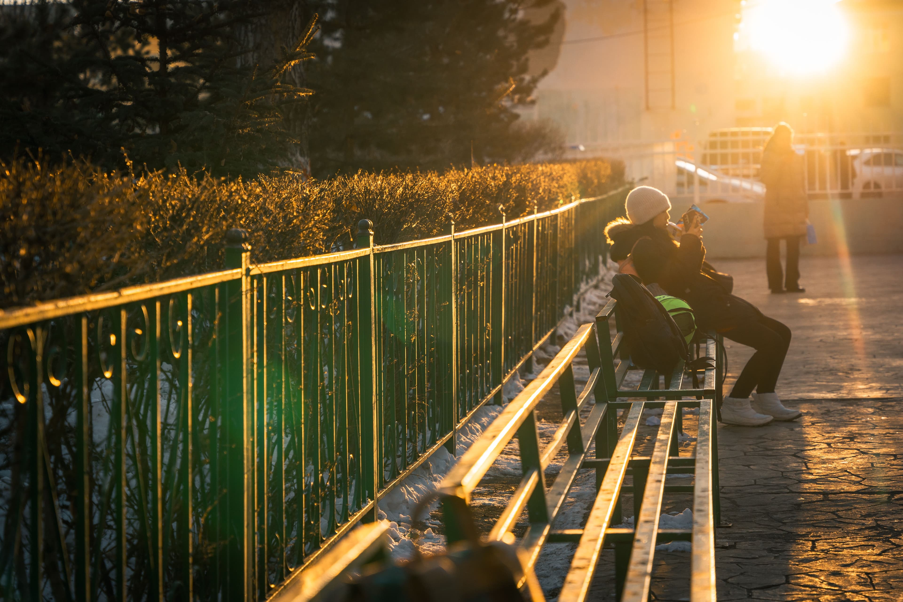 In Ulaanbaatar: Golden Hour