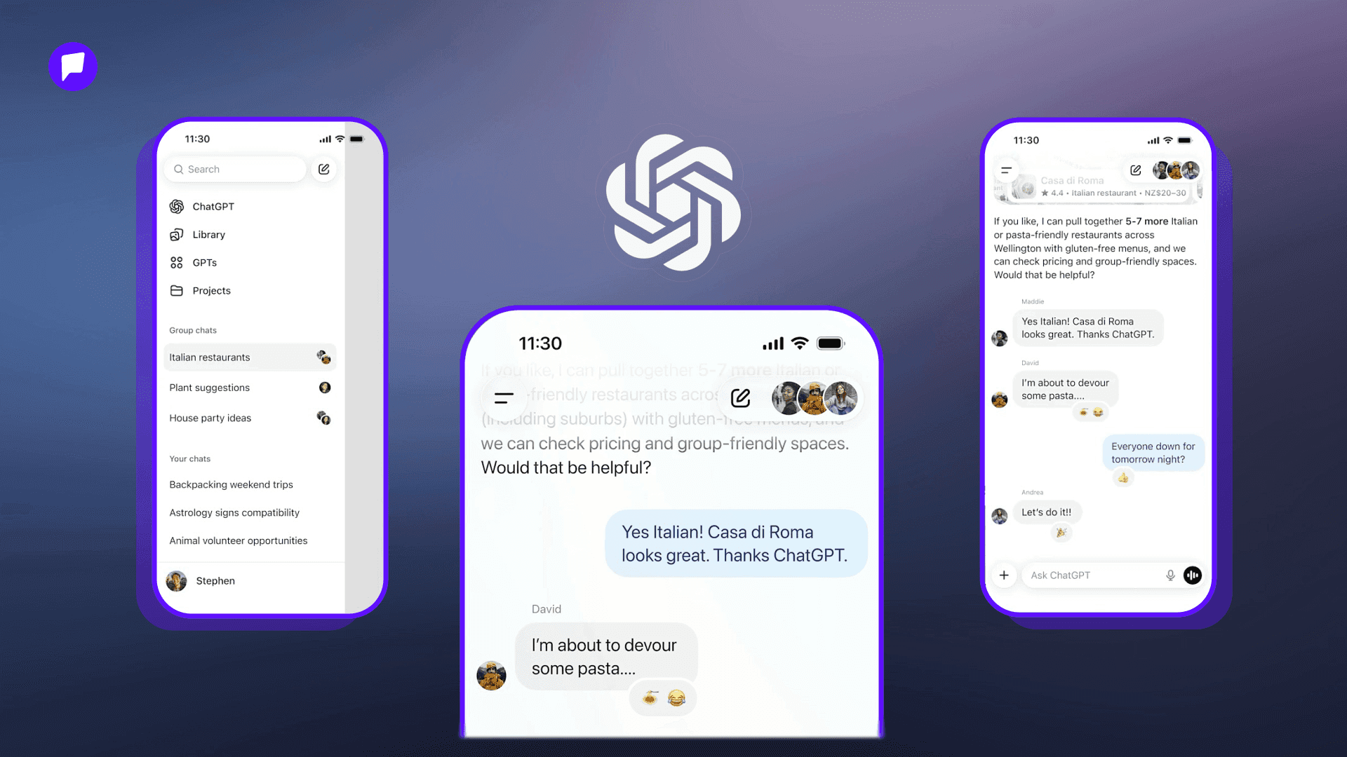 ChatGPT 20 хүртэлх хүн нэг дор ажиллах боломжтой групп чатын функцийг туршиж эхэлжээ