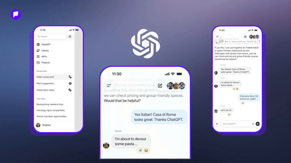 ChatGPT 20 хүртэлх хүн нэг дор ажиллах боломжтой групп чатын функцийг туршиж эхэлжээ