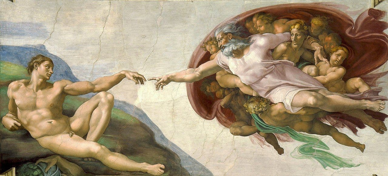 8.Creation of Adam_Michelangelo_Agape love.jpg